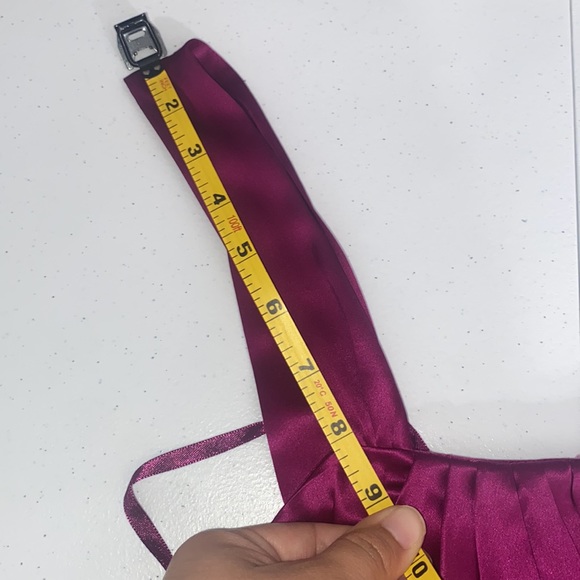 Banana Republic Women’s Purple Sleeveless 100% Silk Evening Dress Size XL NWT - Picture 8 of 9